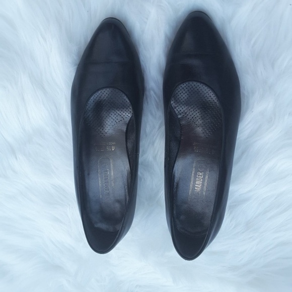 Salamander black chunky Heels sz 7 - Picture 4 of 6